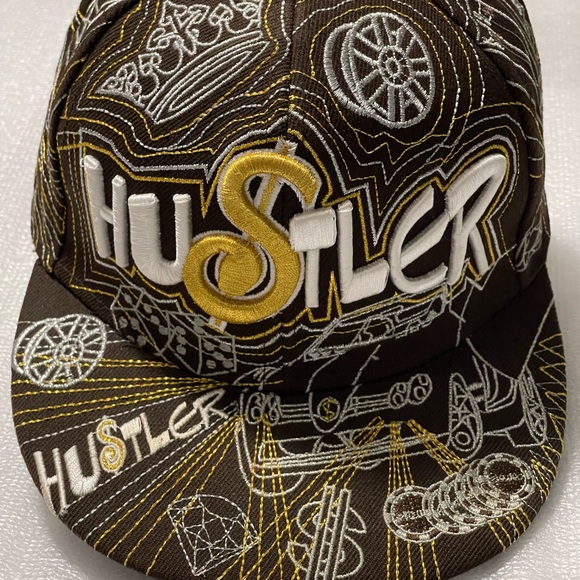 Detailed Brown City Hunter Hustler Cap - Size Medium HU$TLER - Picture 10 of 17